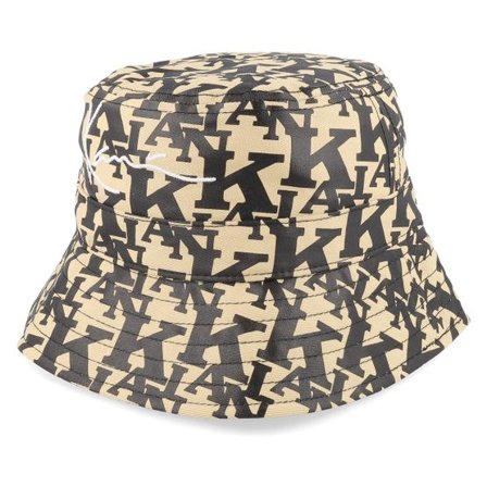 Karl Kani - Beige bucket Hatt - Signature Retro Logo Hat Sand/Black Bucket @ Hatstore