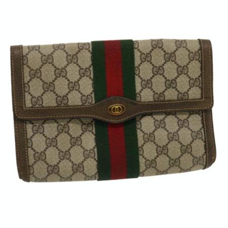 Gucci Vintage - Vintage Väskor - Beige - Dam - Storlek: One Size, Dam, Storlek: ONE SIZE