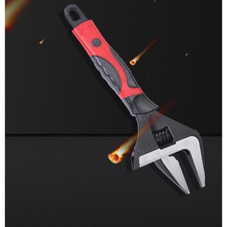 Stor åpning multifunksjonell justerbar skiftenøkkel, levende munn, allsidig håndskiftenøkkel, stor plate, 6 tommer, ett stykke