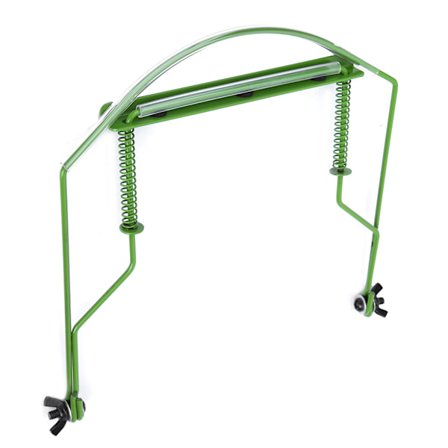 Grønn metall 10 hull harmonika holder brakett munnspill støtte ramme