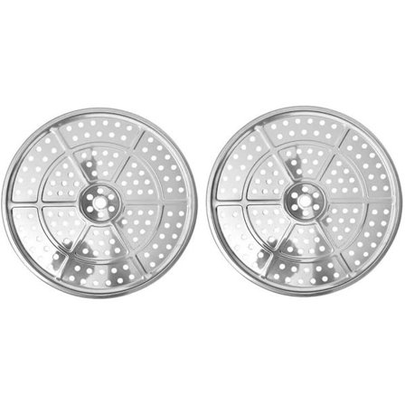 Rustfritt stålboksstativ, 2 stk trykkokerstativ, boksstativ, trykkokerboksstativ for trykkokermatlaging, steking, baking, kompatibelt