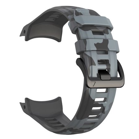 Garmin Instinct 3 45mm Watch Strap with Camouflage print - Black, Grey