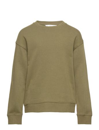 Hongkong Sweatshirt Trøje Khaki Green Mango