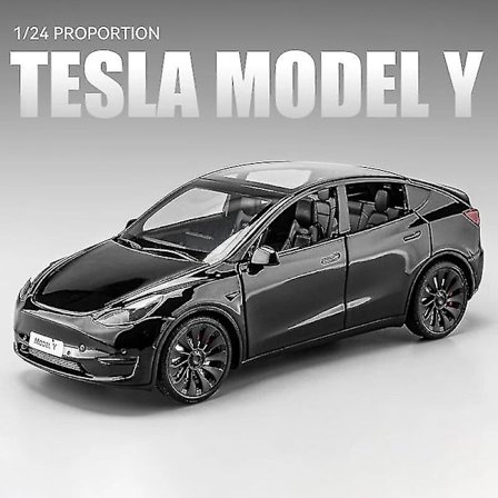 1:24 Tesla Roadster Model Y Model 3 Tesla Model S -leluauto, jossa ääni ja valo, lasten lelukeräilyesine, syntymäpäivälahja