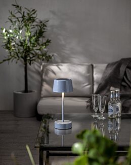 Solcellelampe Solei Blå