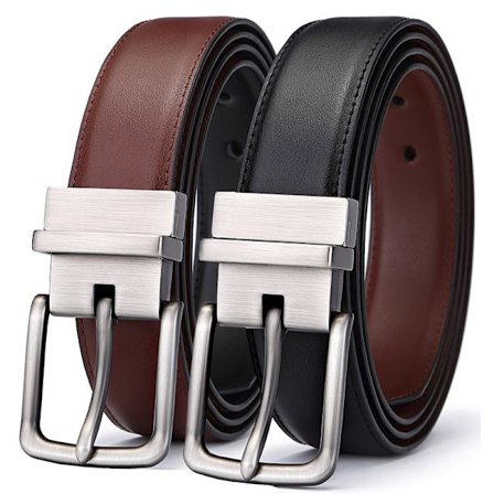 Reversibel casual jeansbelte for menn