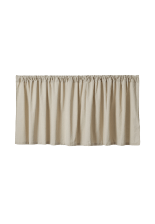 Åhléns Home Kafégardin i bomull 250x75 cm Gardiner Beige ONESIZE