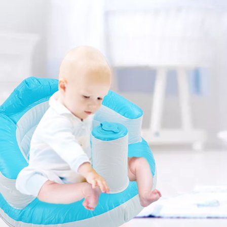 Baby Lärande Stol Spädbarn Uppblåsbar Soffa Press Uppblåsbar Baby Bad Pall Barn Pall
