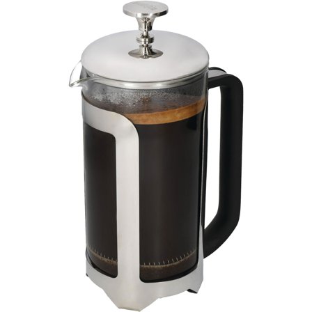 La cafetière Roma presskanne 8 kopper, rustfritt stål