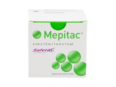 Mepitac Silikontape, 4 cm x 1.5 m, 1 stk.