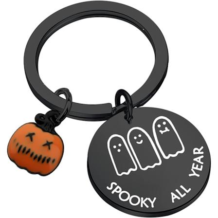 Halloween-haamu avaimenper Pelottava avaimenper koko vuodelle Kiitosp iv n lahja Kurpitsa avaimenper Temppu vai herkku lahja