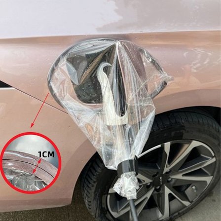 Magnetisk vandtæt beskyttelse til ladeport på elbil