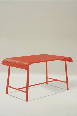 Jotex - Spisebord Utendørs Rustrød - NERJA - Kjøp Hagebord hos Jotex