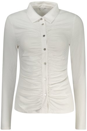 Guess Jeans Camicia Maniche Lunghe Donna Bianco