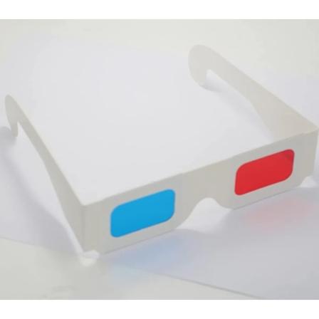 50 kpl Punaiset-Siniset 3D-Lasit - Anaglyyfi 3D-Lasit. Taittuu ja säilytetään helposti ja kevyt Käytetään 3D (Punainen ja SININEN) katseluun