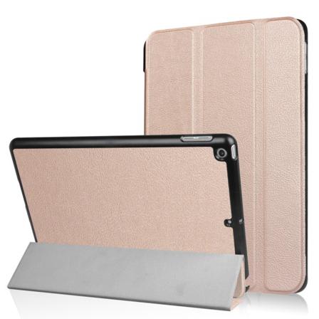 Ipad 9.7" (2017 / 2018) Slim Fit Tri-fold Fodral - Rose Gold Guld