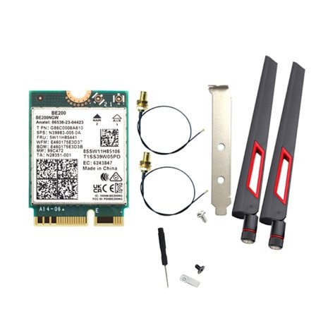 WIFI7 WLAN-kort BE200 BE200NGW WiFi 5/6G TriBand Bluetooth-kompatibelt 5.4-kort