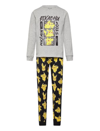 Minymo Pyjamas Ls Set - Grey - 98