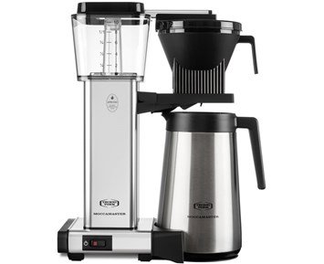 Thermo Polished Silver - Moccamaster Automatic med termoskanna