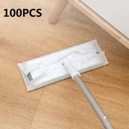 100 st Engångs Elektrostatisk Dammtorkmopp för Hem Papper 100 st 20*29cm