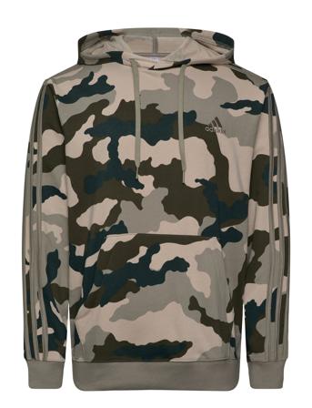 Seasonal Essentials Camouflage Hoodie Sport Men Sport Clothing Sport Sweatshirts & Hoodies Sport Hoodies Green Adidas Sportswear
