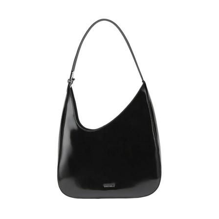 Coccinelle Zelda shiny calf Taske Sort, Dame Skuldertasker, Størrelse: ONE Size