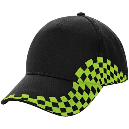 Beechfield Unisex Adult Grand Prix Baseball Cap One Size Black/