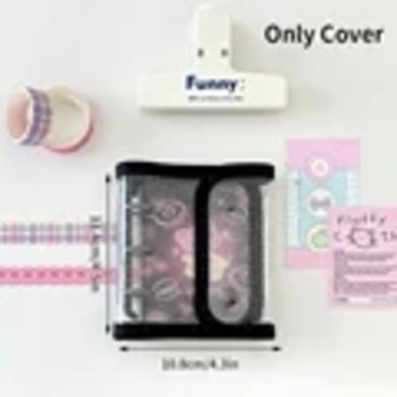 Transparent Fotokortholder Vandtæt Idol Kort Binder Kpop Idol Kort Samlebog Farverig Løs Fotokort Samlebog