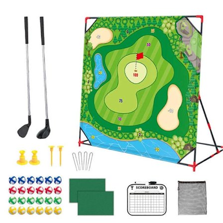 Battle Golf Förmågespel Golf Övningsmatta Kompatibel med Golfare, Interaktivt Puttmattset