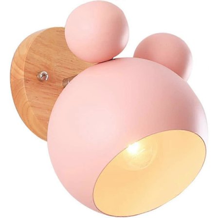 Pohjoismaiset sisäseinävalaisimet makuuhuoneen sängyn vierelle luova persoonallisuus lasten yksinkertainen macaroon puinen lukuvalo käytävän koristelu