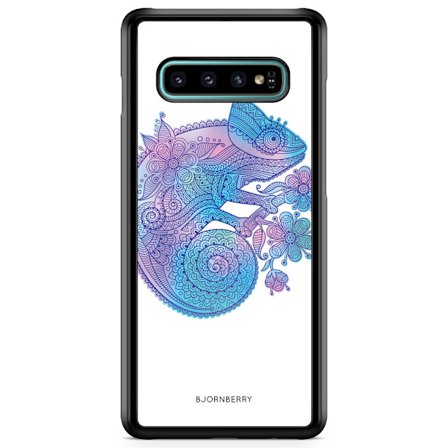 Bjornberry Skal Samsung Galaxy S10 Plus - Mandala kameleont