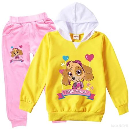 PAW PATROL Børnetøj Tegnefilm Piger Tøjsæt Forår Efterår Tøj Dragtoverdele og bukser Babypige Efterårstøj style 9 140