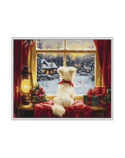 Broderipakke Bilde I Påvente av Snøen - Luca-S