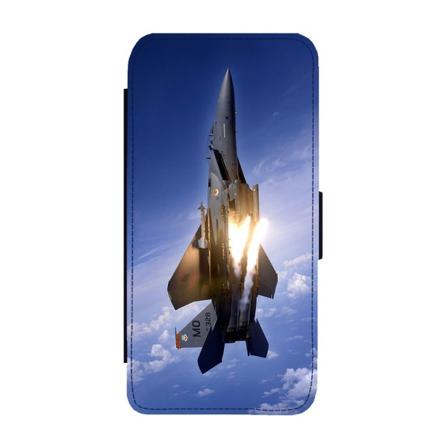 F-15 Eagle Jaktflygplan Samsung Galaxy A54 5G Plånboksfodral multifärg