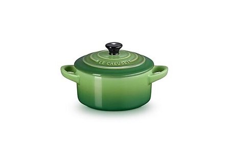 LE CREUSET Minigryte Bamboo Green 10x5cm 0,25l