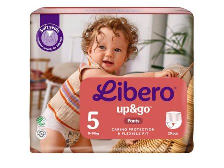 LIBERO Blöja Up&Go 5 S1 9-14kg 29/fp - Lyreco - Sjukvård och omsorg - Hygien - Barnblöjor