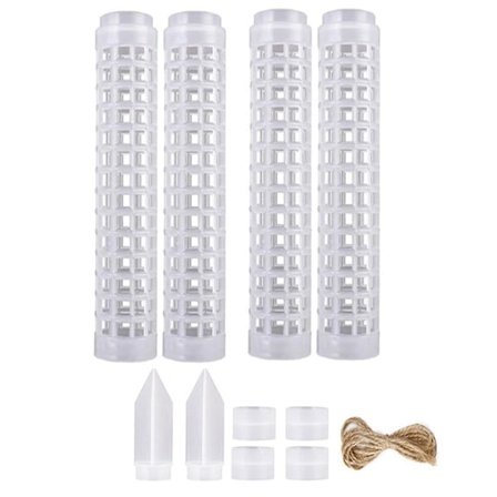 Stable, gennemsigtig plastmospæl til planter Monstera, indendørs plantetilbehør, støttepæle, plantespæle