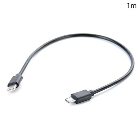 Typ C USB-C till Micro USB-kabel Micro B USB Typ C-sladd Hane till hane Datakabel