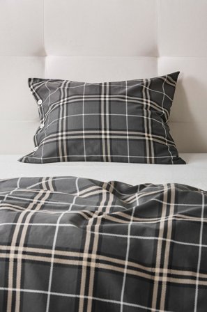 Jotex - Putetrekk i Sateng Svart - ZUZU - Kjøp Putevar hos Jotex