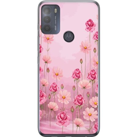Yhteensopiva Puhelinkuori Motorola Moto G50 Petal Reverie Soft Blush