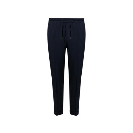 Paul Smith, Pleat-front trousers Blauw, Heren, Maat:W34,wol