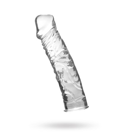 Crystal Pleasures 18 cm - Clear - Vuxen.se - Realistisk dildo
