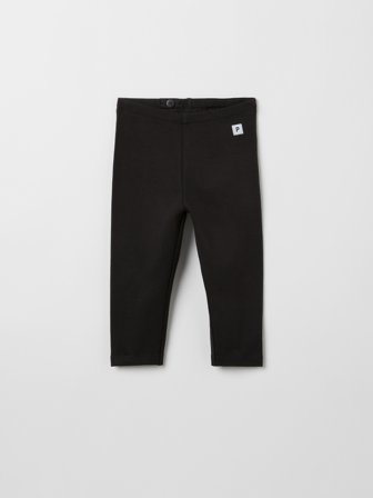 Polarn O. Pyret - Plain Baby Leggings - 56 - Childrenswear - black