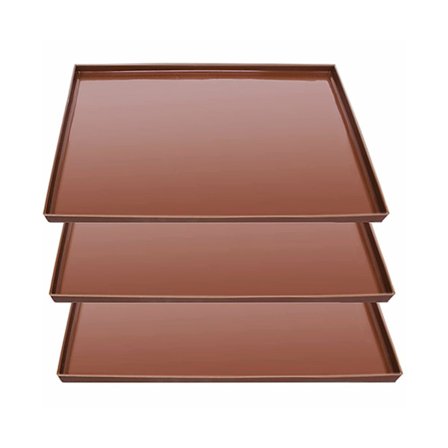 Silikon Dehydrator Ark Ovn Baking Frukttørking Gjenbrukbar Dehydrator Brett