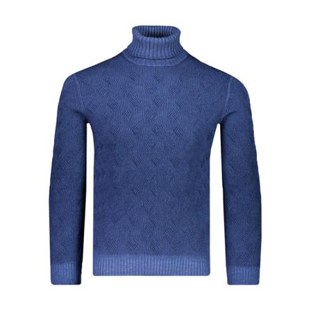 Gran Sasso, Turtleneck Blauw, Heren, Maat:S