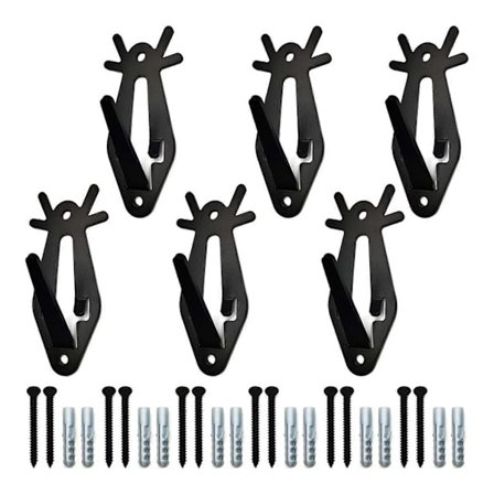 1 Sarja Hirven Kallon Kiinnike Vahva Kantava Metallinen Seinäteline Eläimen Kallon Esittelyteline Kotitarvike QingHai