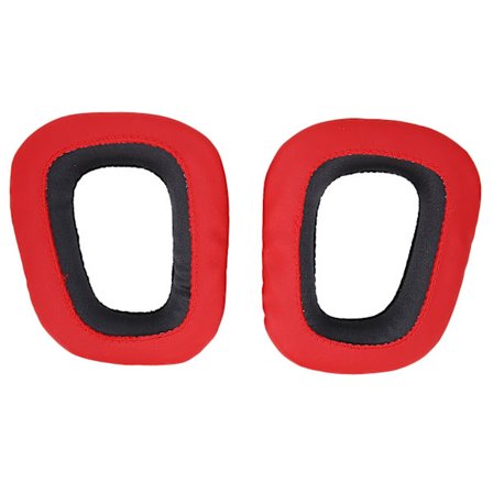 Logitech G35 G930 G430 F450 Erstatning Hodetelefon Ørepute Putetrekk Reparasjonsdeler Rød