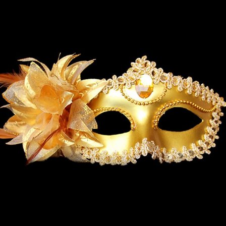Sexet diamant venetiansk maske Venedig fjerblomst bryllup Carniv
