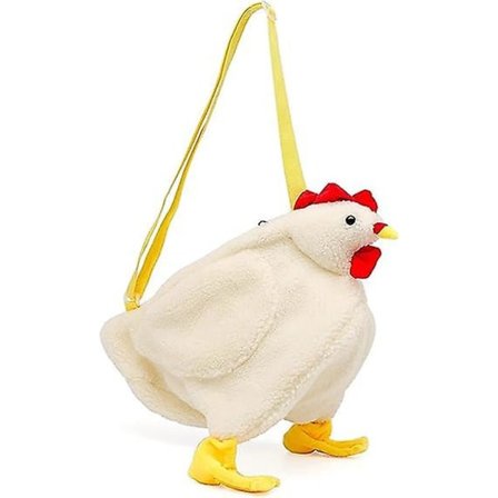 Enkel axelväska för kvinnor, (kyckling) tecknad väska, casual anka enkel axelväska axelväska