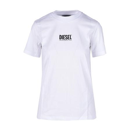 Diesel, T-Shirts Wit, Dames, Maat:S